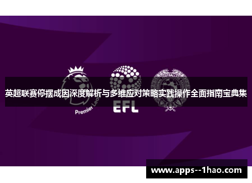 英超联赛停摆成因深度解析与多维应对策略实践操作全面指南宝典集 英超联赛停摆成因深度解析与多维应对策略实践操作全面指南宝典集